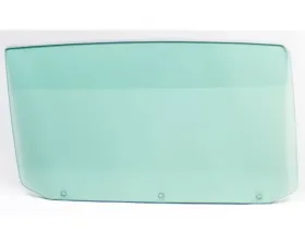 AMD RH Green Tint Door Glass with 3 Holes Buick Skylark | Chevrolet Chevelle | Pontiac LeMans 1965