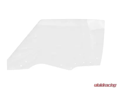 AMD LH Clear Door Glass with 8 Holes Buick Skylark | Chevrolet Chevelle | Pontiac GTO 1970-1972 - 550-3470-8CL