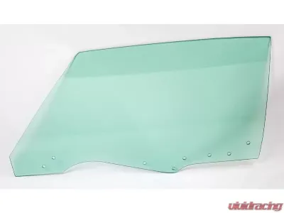 AMD LH Green Tint Door Glass with 8 Holes Buick Skylark | Chevrolet Chevelle | Pontiac GTO 1970-1972 - 550-3470-8TL