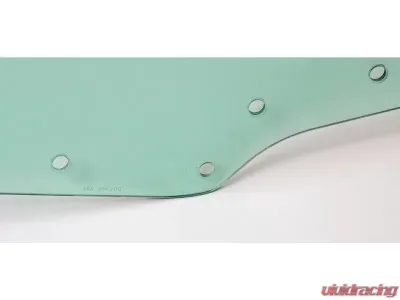 AMD LH Green Tint Door Glass with 8 Holes Buick Skylark | Chevrolet Chevelle | Pontiac GTO 1970-1972 - 550-3470-8TL