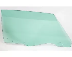 AMD RH Green Tint Door Glass with 8 Holes Buick Skylark | Chevrolet Chevelle | Pontiac Tempest 1970-1972