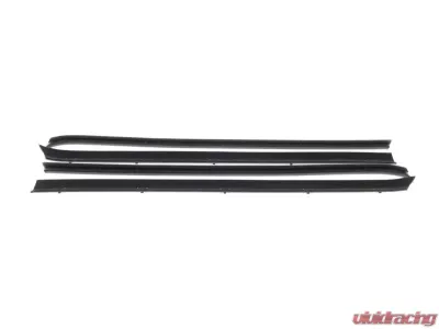 AMD 4pcs Front Door Windowfelt Kit Chevrolet Blazer | Suburban | GMC Jimmy 1977-1980 - 582-4073-1S
