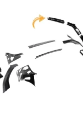 AMD Clear Back Glass Dodge Charger 1968-1970                                     - 660-2668-C - Image 3