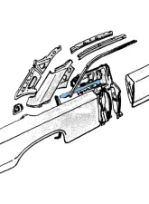AMD Upper RH Quarter Panel Reinforcement Ford Galaxie 1963                                     - 712-8963-1R - Image 3