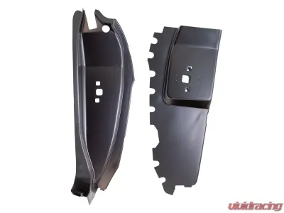 AMD LH Door Jamb Lock Pillar with Reinforcement Ford Fairlane | Torino 1968-1969 - 750-8468-L