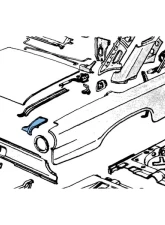 AMD RH Quarter Panel Extension Ford Galaxie 1963                                     - 785-8963-R - Image 4