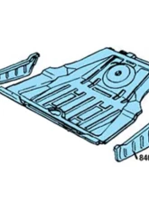 AMD LH Drop Off Trunk Floor Extension Ford Galaxie 1963                                     - 840-8963-L - Image 2