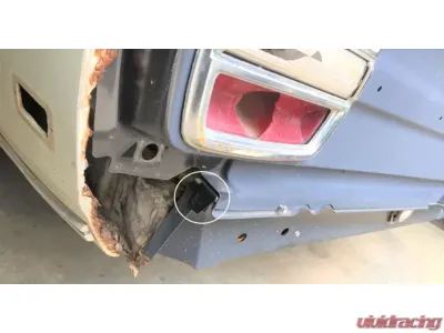 AMD LH Rear Crossmember to Tail Panel Corner Reinforcement Ford Fairlane | Torino 1968-1969 - 871-8468-L