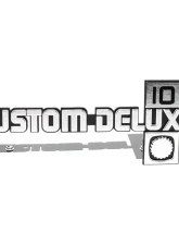 AMD Pair Custom Deluxe 10 Front Fender Emblem Chevrolet Blazer | C/K | Suburban 1981-1987                                     - 999-4081-21P - Image 2