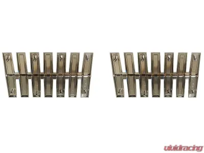 AMD LH/RH Pair Fishbone Quarter Panel Emblems Ford Galaxie 1963 - 999-8963-71P