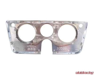 AMD Black|Chrome Dash Bezel w/o Gauges Chevrolet | GMC 1967-1972 - 460-4069-3