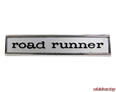AMD "Road Runner" Door or Rear Body Panel Emblem Plymouth Roadrunner 1968 - 999-1468-51