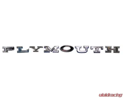 AMD "Plymouth" Taillight Panel Emblem Plymouth B-Body 1970 - 999-1470-91