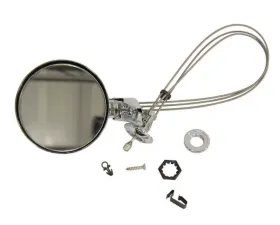 AMD LH Chrome Remote Mirror w/ Hardware Dodge | Plymouth 1967-1974