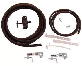AMD Windshield Washer Hose Kit Dodge | Plymouth E-Body w/ Electric Pump & Steel Hood 1970-1974