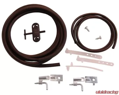 AMD Windshield Washer Hose Kit Dodge | Plymouth E-Body w/ Electric Pump & Steel Hood 1970-1974 - F-WWK5