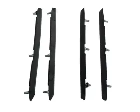 AMD Front & Rear Bumper Guard Inserts - 4pcs Chevrolet Monte Carlo 1970-1972