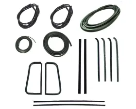AMD Full Weatherstrip Kit w/o Reveal Trim Groove - 9pcs Chevrolet | GMC  1955-1959