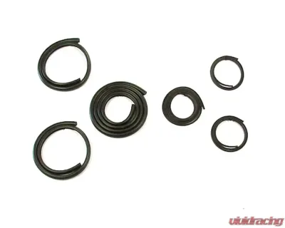 AMD Back Glass Gasket Seal Set w/ Black Lockstrip - 6pcs Chevrolet | GMC 1947-1954 - G-WKT4755DLX