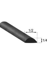 AMD Black Windshield Gasket Lockstrip Chevrolet | GMC 1975-1991                                     - G-WLS466 - Image 2