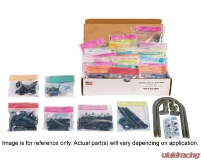 AMD Master Chassis Hardware - 345pcs Chevrolet Chevy II 307/327/350 w/ Disc Brakes & Mono-Leaf Springs 1968 - H-68NS-DCSB1