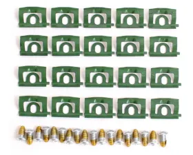 AMD Back Glass Molding Clips & Screw Set Plymouth Barracuda Notchback 1968-1969