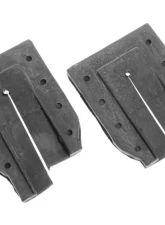 AMD LH & RH Door Jamb Rubber U-Seals - Pair Buick | Chevrolet | Oldsmobile | Pontiac GM A Body Coupe & Convertible 1966-1967                                     - J-51131 - Image 2