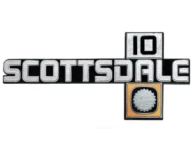 AMD Scottsdale 10 Fender Emblems - Sold Each Chevrolet Blazer | C/K 10 | Suburban 1981-1991