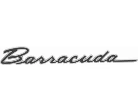 AMD Barracuda Fender Emblem - Sold Each Plymouth Barracuda 1967