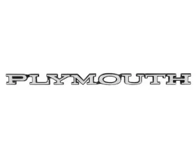 AMD Plymouth Hood | Rear Deck Emblem - Plymouth Barracuda | Valiant 1968-1972