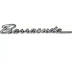 AMD Barracuda Fender Emblem w/ Black Trim Plymouth Barracuda 1968-1970