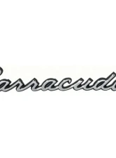 AMD Barracuda Fender Emblem w/ Black Trim Plymouth Barracuda 1968-1970                                     - K-2786559 - Image 3