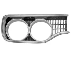 AMD RH Headlamp Bezel Plymouth Road Runner 1970