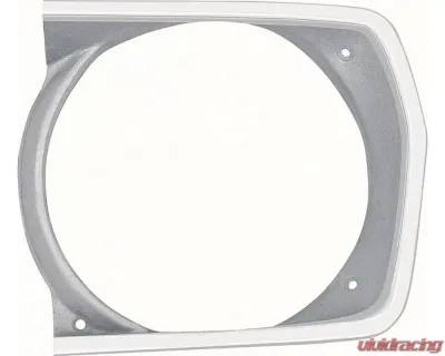 AMD Argent Silver LH Headlamp Bezel Plymouth Duster | Scamp | Valiant A-Body 1970-1972 - K-3443223