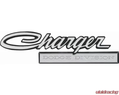 AMD Charger Dodge Division Trunk Emblem Dodge Charger 1971 - K-3570035