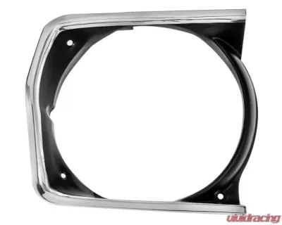 AMD Black RH Headlamp Bezel Plymouth Duster | Scamp | Valiant A-Body 1970-1972 - K-3573718
