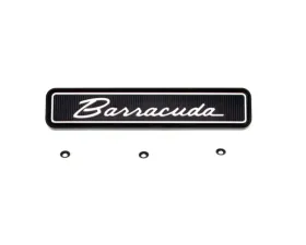 AMD Barracuda Dash Pad Emblem Plymouth Barracuda 1971-1974