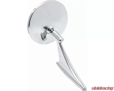 AMD Outside Door Mirror Round w/ Ribbed Base Sold Each Chevrolet | Pontiac 1963-1972 - K-3909197