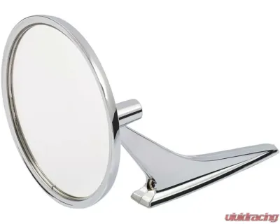 AMD Outside Door Mirror Round w/ Ribbed Base Sold Each Chevrolet | Pontiac 1963-1972 - K-3909197