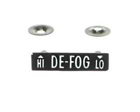 AMD Defogger Bezel Chevrolet Camaro 1970-1978