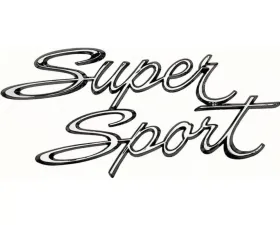 AMD Super Soft Quarter Panel Emblem Sold Each Chevrolet Chevy II 1966-1967