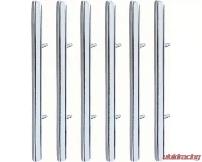 AMD Quarter Panel Louver Trim w/o Black Stripe - 12pcs Pontiac Firebird 1967-1968 - K-4229997