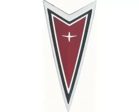 AMD Red Arrowhead Bumper / Header Emblem Pontiac 1977-1981