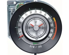 AMD 5500 Redline Tic-Toc Tachometer Chevrolet Camaro 1968