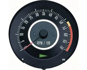 AMD 5500 Redline Tachometer Chevrolet Camaro 1967