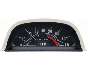 AMD 5200 Redline Hood Tachometer (V8 Point Ignition) Pontiac Firebird 1968