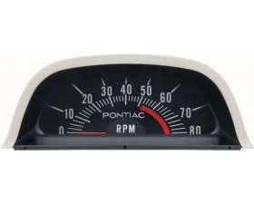 AMD 5200 Redline Hood Tachometer (V8 Point Ignition) Pontiac Firebird 1969