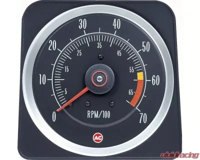 AMD 6000 Redline Tachometer (396/375HP & 427 6"x7") Chevrolet Camaro 1969 - K-6469383