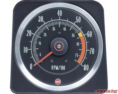 AMD 6000 Redline Tachometer ( Z28 & 396/375HP 6"x8") Chevrolet Camaro 1969 - K-6469384