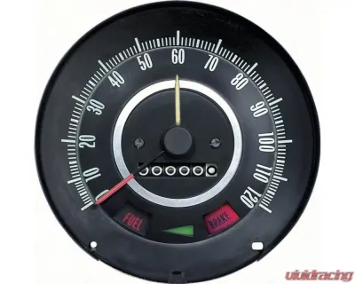 AMD 120mph Speedometer w/ Speed Warning Chevrolet | Pontiac 1967 - K-6480796